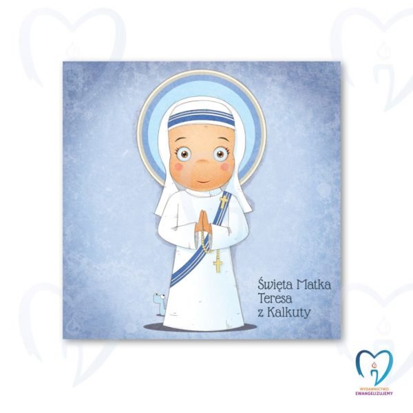 Święta Teresa plakat ilustracja dla dzieci