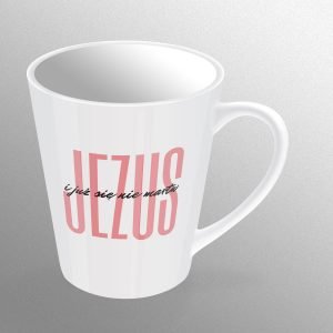 Kubek "Jezus i już się nie martw" - Ewangelizacyjny (Małe Latte)