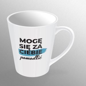 Kubek "Mogę się za Ciebie pomodlić" - Ewangelizacyjny (Małe Latte)