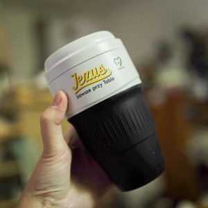 Kubek "Miejski Ewangelizator" - składany, silikonowy