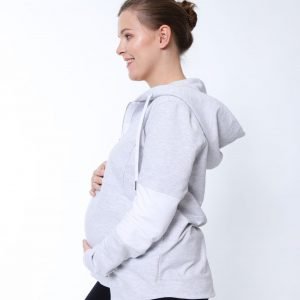 Bluza ciążowa i do karmienia - szary - Błogosławiona